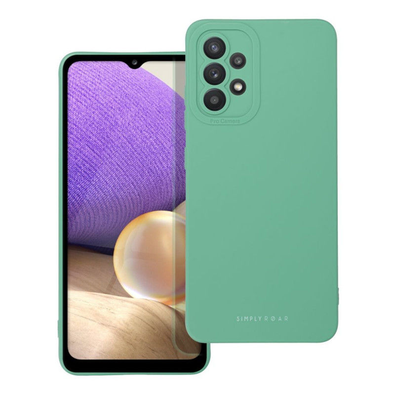 Kryt Roar Luna na Samsung Galaxy A32 5G Jednobarevný, Stylový, Estetický doplněk  Zelený