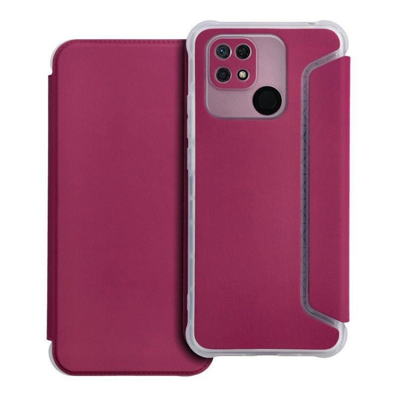 Peněženkové pouzdro Piano Book na XIAOMI Redmi 10C Purpurový