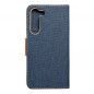 Peněženkové pouzdro CANVAS Book na Samsung Galaxy S23 Plus 5G Námořnická modrá