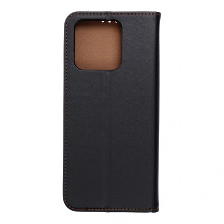 Peněženkové pouzdro Leather case SMART PRO na XIAOMI Redmi 10C Elegantní  Černý