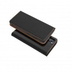 Peněženkové pouzdro Leather case SMART PRO na XIAOMI Redmi 10C Elegantní  Černý