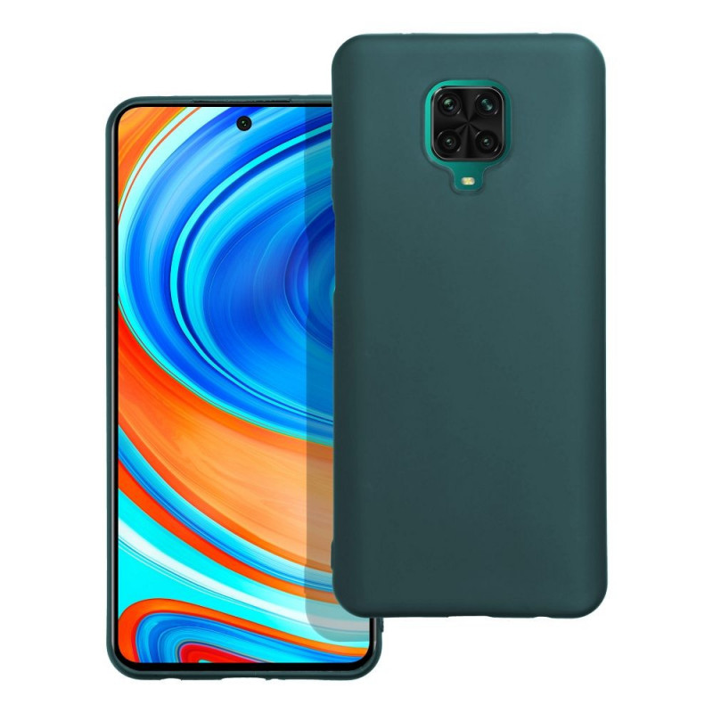 Kryt MATT na XIAOMI Redmi Note 9 Pro Tmavě zelený