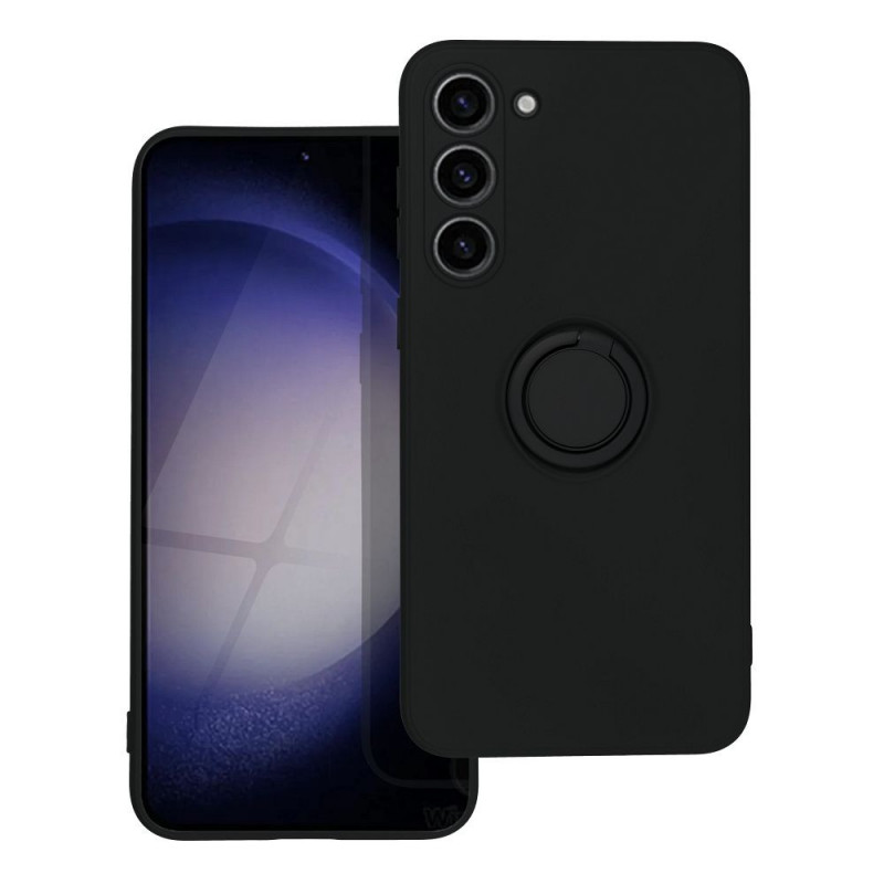 Kryt Silicone ring na Samsung Galaxy S23 Plus 5G Černý