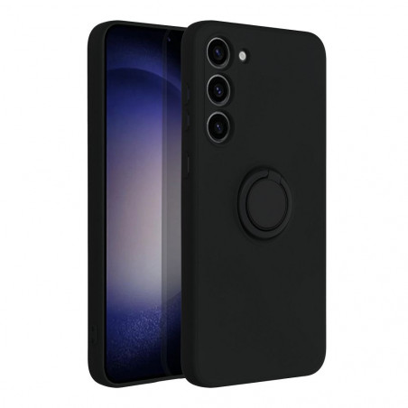 Kryt Silicone ring na Samsung Galaxy S23 Plus 5G Černý