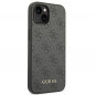Kryt Guess 4G Gold Logo na Apple iPhone 14 Plus Elegantní  Šedý