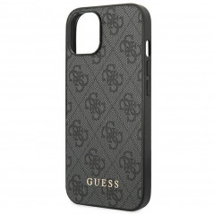 Kryt Guess 4G Gold Logo na Apple iPhone 14 Plus Elegantní  Šedý