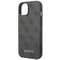 Kryt Guess 4G Gold Logo na Apple iPhone 14 Plus Elegantní  Šedý