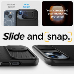 Kryt Spigen Optik Armor na Apple iPhone 14 Černý