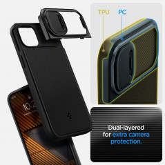 Kryt Spigen Optik Armor na Apple iPhone 14 Černý