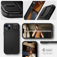 Kryt Spigen Optik Armor na Apple iPhone 14 Černý