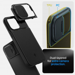 Kryt Spigen Optik Armor na Apple iPhone 14 Pro Max Černý