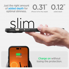 Kryt Spigen Optik Armor na Apple iPhone 14 Pro Max Černý