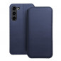 Peněženkové pouzdro Dual Pocket book na Samsung Galaxy S23 Plus 5G Tmavší modrý
