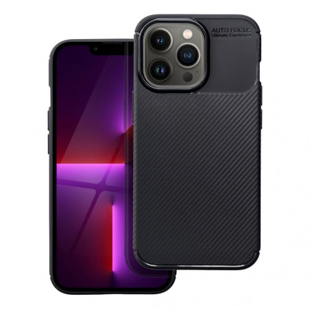 Kryt CARBON PREMIUM na Apple iPhone 13 Pro Elegantní  Černý