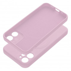 Kryt Silicone Mag Cover na Apple iPhone 12 mini MagSAFE  Růžový