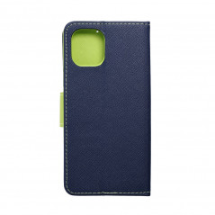 Peněženkové pouzdro Fancy Book na XIAOMI Redmi A2 Námořnická modrá / Limetkovo zelený