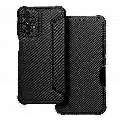 Peněženkové pouzdro Razor Book na Samsung Galaxy A23 5G Uhlíkové vlákno, Karbonový vzor  Černý