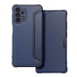 Peněženkové pouzdro Razor Book na Samsung Galaxy A32 LTE Uhlíkové vlákno, Karbonový vzor  Modrý