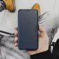 Peněženkové pouzdro Razor Book na Apple iPhone 12 Uhlíkové vlákno, Karbonový vzor  Modrý