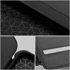 Peněženkové pouzdro Razor Book na XIAOMI Mi 11 Lite Uhlíkové vlákno, Karbonový vzor  Modrý