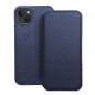 Peněženkové pouzdro Dual Pocket book na Apple iPhone 13 Tmavší modrý