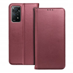 Peněženkové pouzdro Smart Magneto book na Motorola Moto E22 Bordový