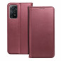 Peněženkové pouzdro Smart Magneto book na Motorola Moto E22i Bordový