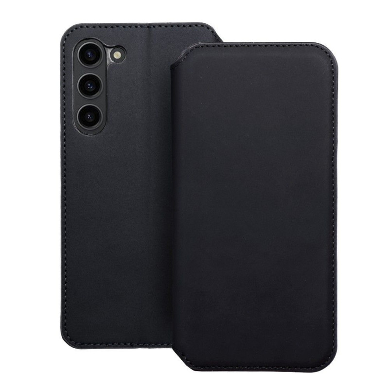 Peněženkové pouzdro Dual Pocket book na Samsung Galaxy S23 Plus 5G Černý