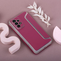 Peněženkové pouzdro Piano Book na Samsung Galaxy A22 5G Purpurový
