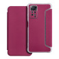 Peněženkové pouzdro Piano Book na XIAOMI Redmi Note 11 Pro 5G Purpurový