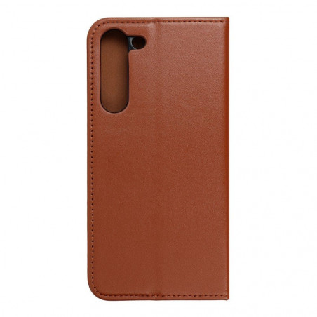 Peněženkové pouzdro Leather case SMART PRO na Samsung Galaxy S23 Plus 5G Elegantní  Hnědý