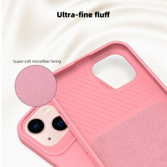 Kryt Slide na Apple iPhone 7 Plus Světle růžový