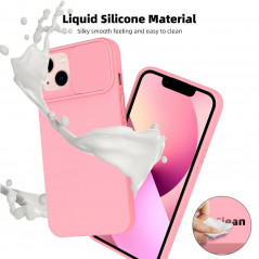 Kryt Slide na Apple iPhone 7 Plus Světle růžový