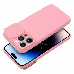 Kryt Slide na Apple iPhone 14 Pro Max Světle růžový