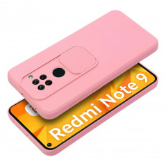 Kryt Slide na XIAOMI Redmi Note 9 Světle růžový
