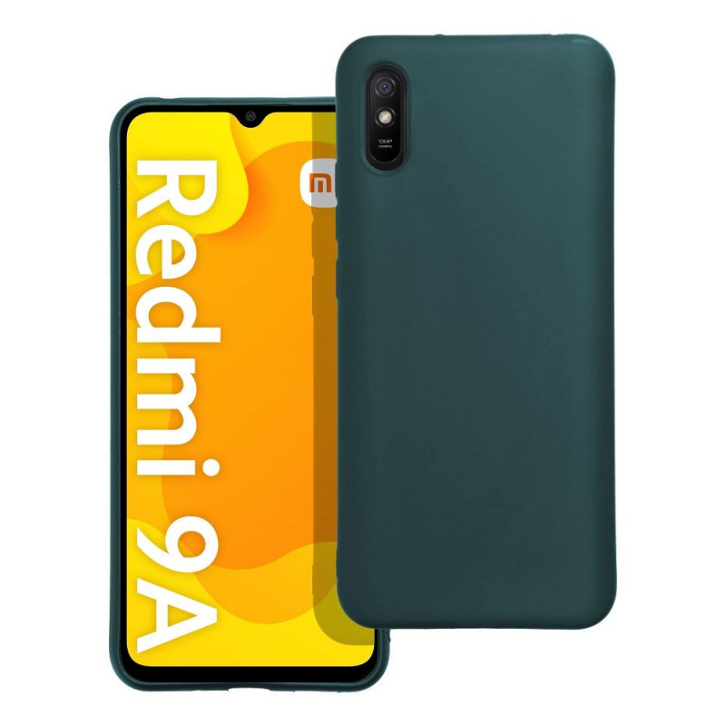 Kryt MATT na XIAOMI Redmi 9C NFC Tmavě zelený
