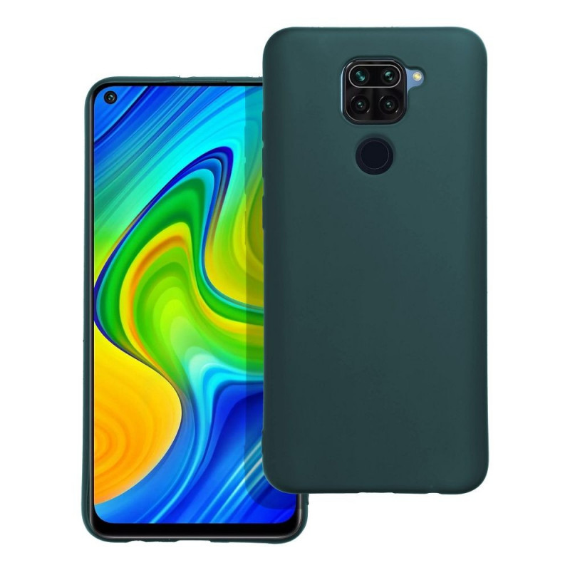 Kryt MATT na XIAOMI Redmi Note 9 Tmavě zelený