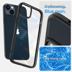 Kryt Spigen Ultra Hybrid na Apple iPhone 14 Křišťálově čistý  Matná černá