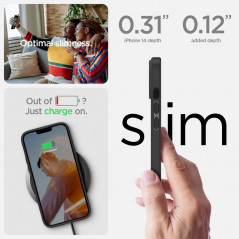 Kryt Spigen Ultra Hybrid na Apple iPhone 14 Křišťálově čistý  Matná černá