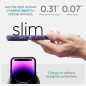 Kryt Spigen  Liquid Air na Apple iPhone 14 Pro Max Hluboká fialová