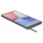 Kryt Spigen Liquid Crystal na Samsung Galaxy S23 Ultra 5G Křišťálově čistý  Vesmírný krystal