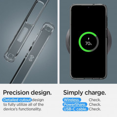 Kryt Spigen Liquid Crystal na Samsung Galaxy S23 Plus 5G Křišťálově čistý  Vesmírný krystal