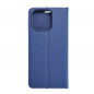 Peněženkové pouzdro LUNA Book Carbon na XIAOMI Redmi 12C Uhlíkové vlákno, Elegantní  Modrý