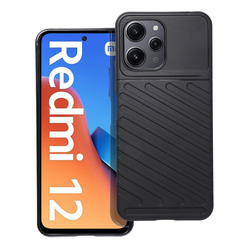 Kryt THUNDER na XIAOMI Redmi 12 Černý