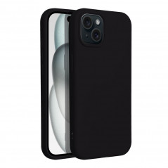 Kryt Silicone na Apple iPhone 15 Plus Elegantní  Černý