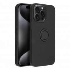 Kryt Silicone ring na Apple iPhone 15 Pro Max Černý