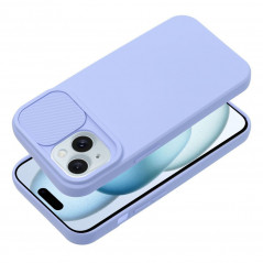 Kryt Slide na Apple iPhone 15 Levandulový