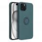 Kryt Silicone ring na Apple iPhone 15 Plus Zelený
