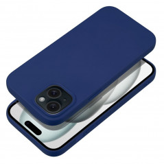 Kryt Soft na Apple iPhone 15 Tmavě modrý
