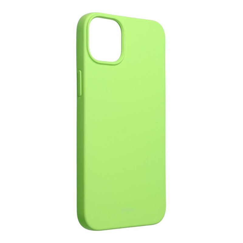Kryt Roar Colorful Jelly na Apple iPhone 14 Plus Limetkově zelený